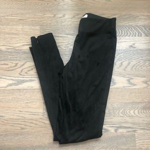 Velvet Anthropologie Suede Leggings